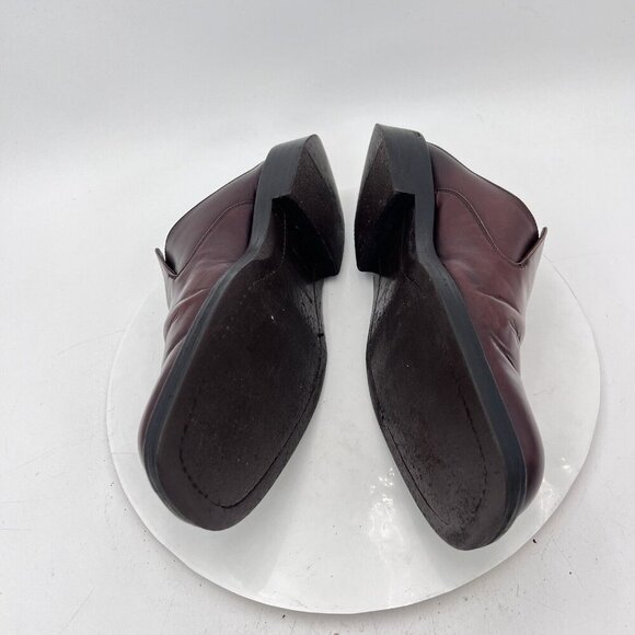 Balenciaga Men Size EU 41 US 8 Black Leather Slide Mules Plain Toe Sandal - Picture 8 of 13